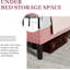Structure de lit plateforme tapissier en velours rose avec tête de lit capitonnée en losange rose, aucun sommier tapissier requis-205811838-203563396