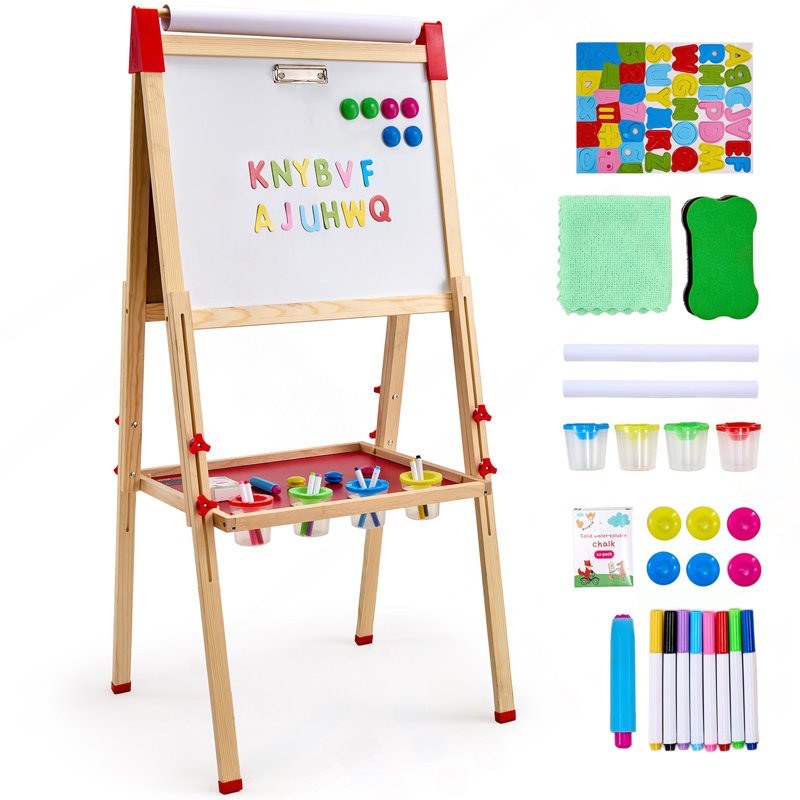Tableau blanc magnétique 3-en-1 Kids Art, H 25,2 po x l 32,28 po x P 2,95 po