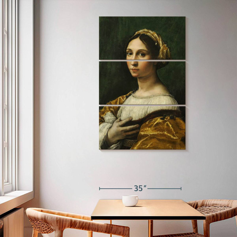 Portrait de jeune femme Leisha 1515-1520, H 65 po x l 42 po