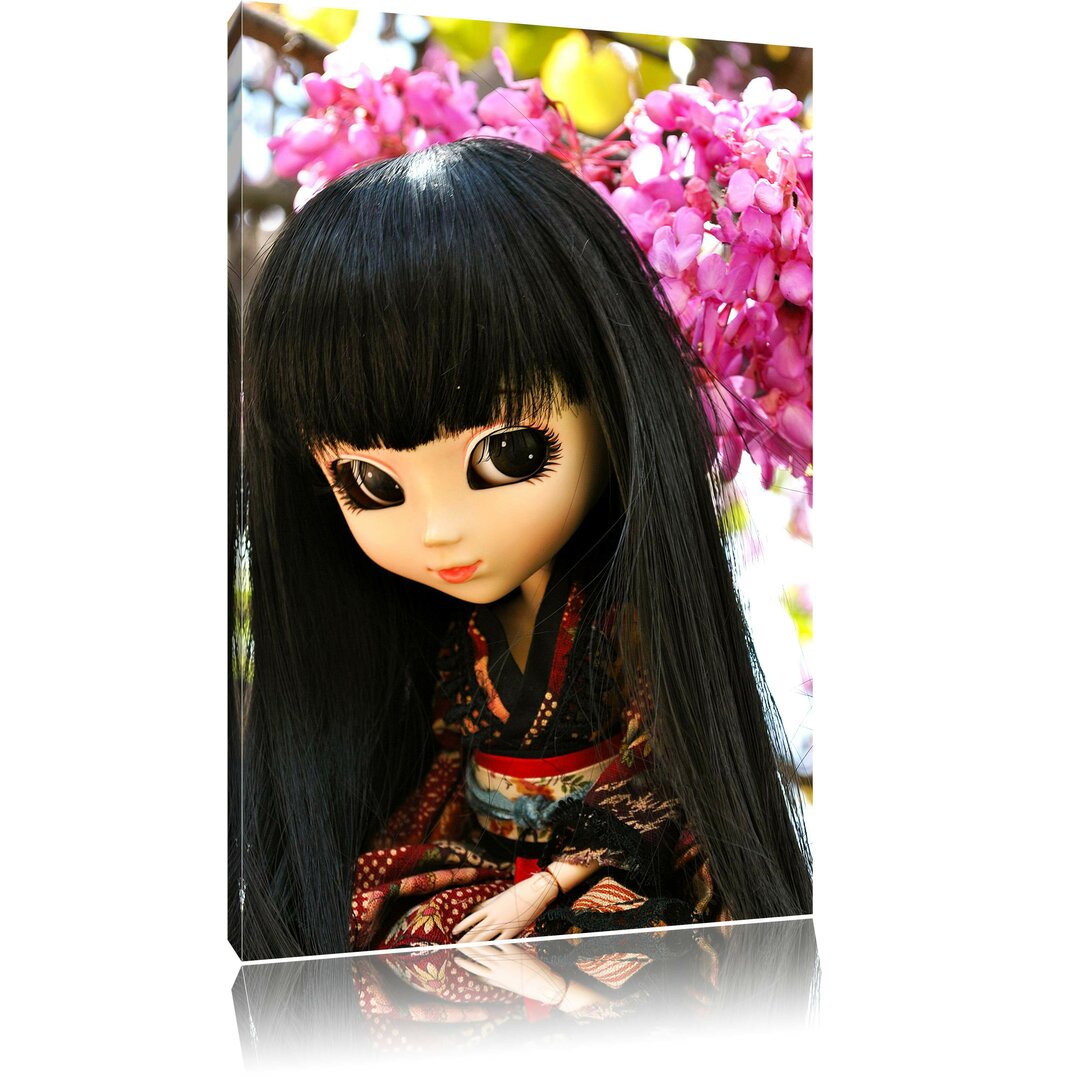 Leinwandbild Anmutige Geisha Pullip