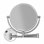 Miroir grossissant 7x à fixation murale en aluminium anodisé