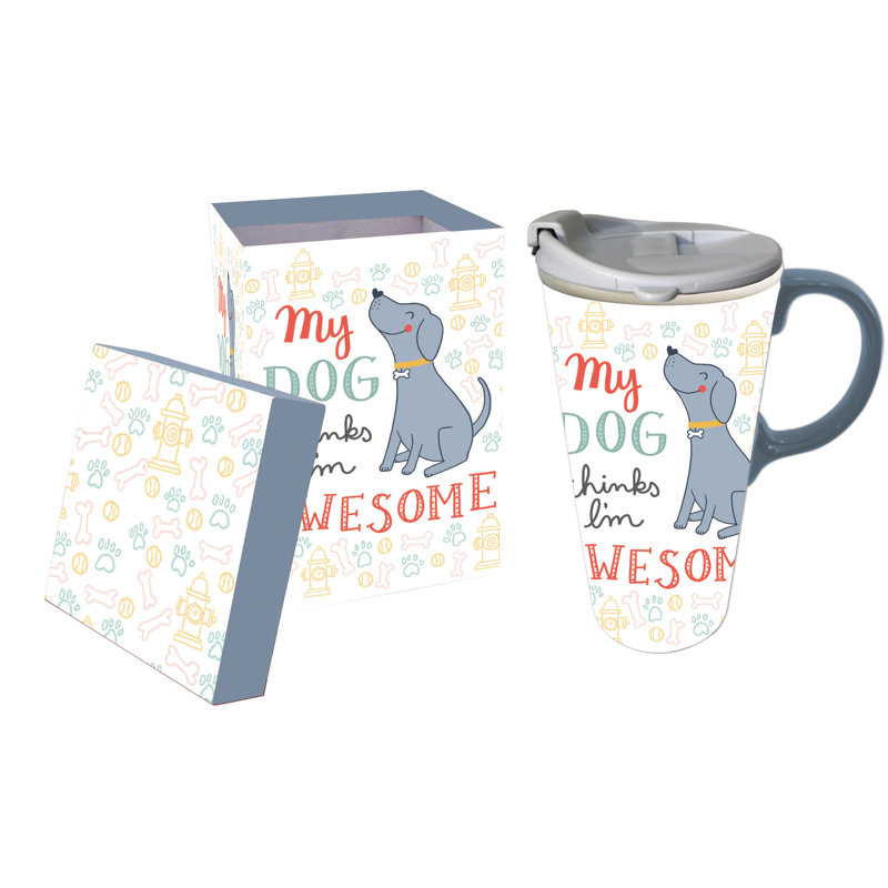 Red Barrel Studio® Ceramic Travel Mug