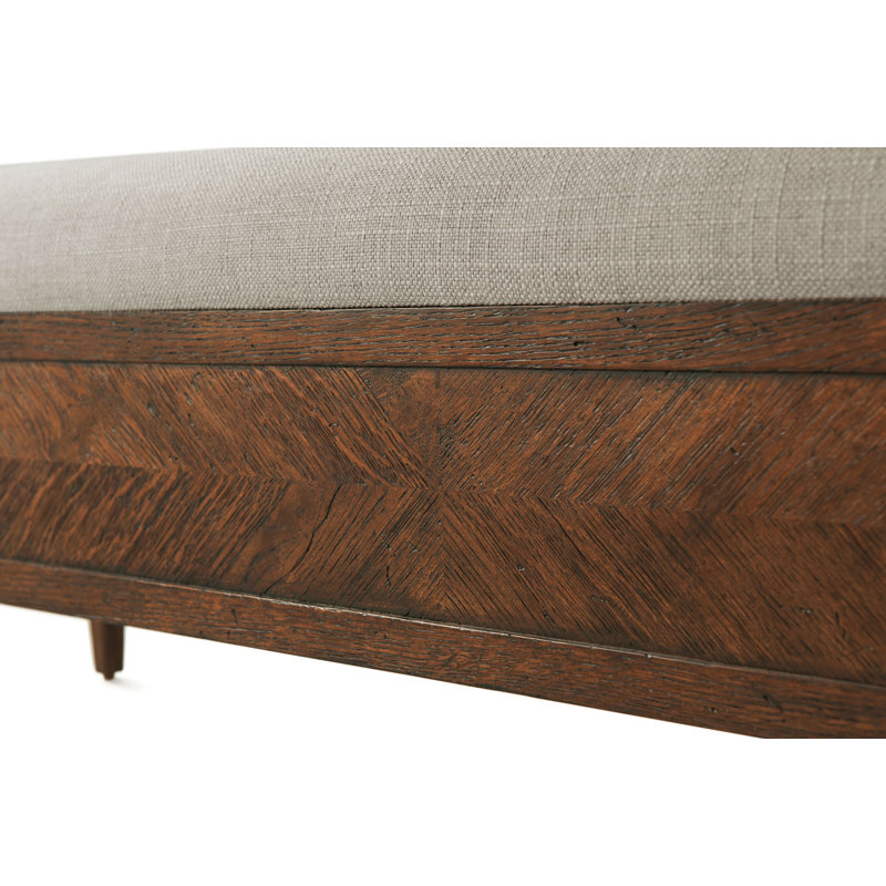 Nova Polyester Upholstered Bench, Dusk