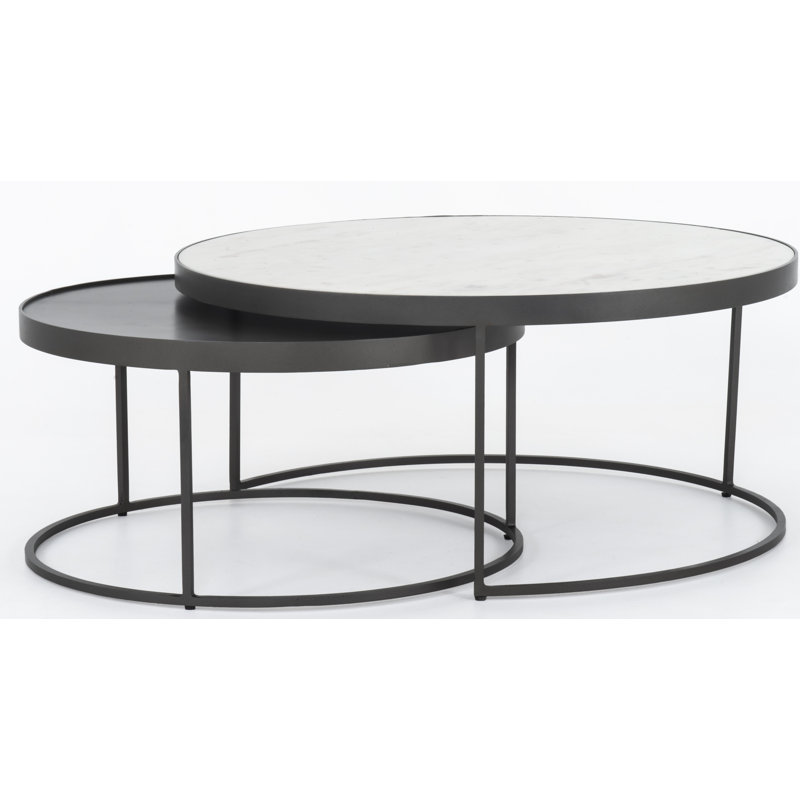 Evelyn Marble Nesting Coffee Table