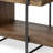 22" Brown Solid Wood Square End Table