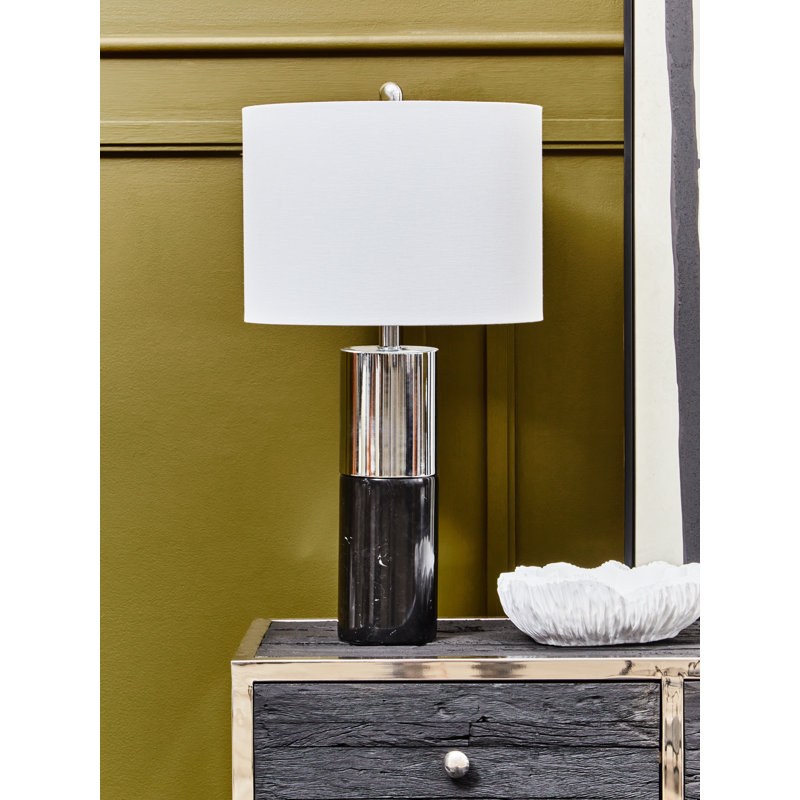 Aker Table Lamp, Silver