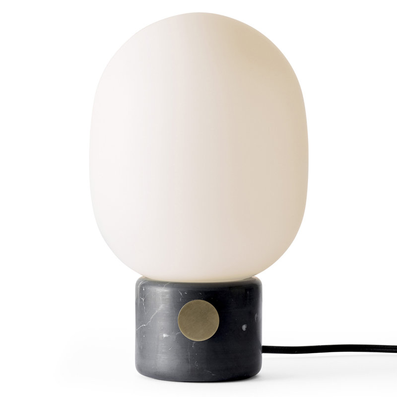 JWDA LED Table Lamp, Black Marble, 11.4" H x 6.7" W