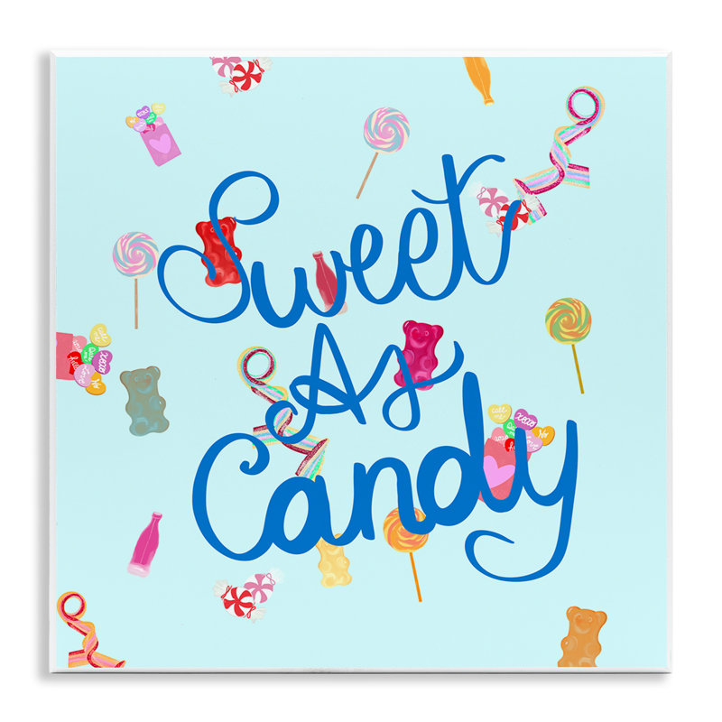 Plaque murale Sweet As Candy, design par Ashley Singleton