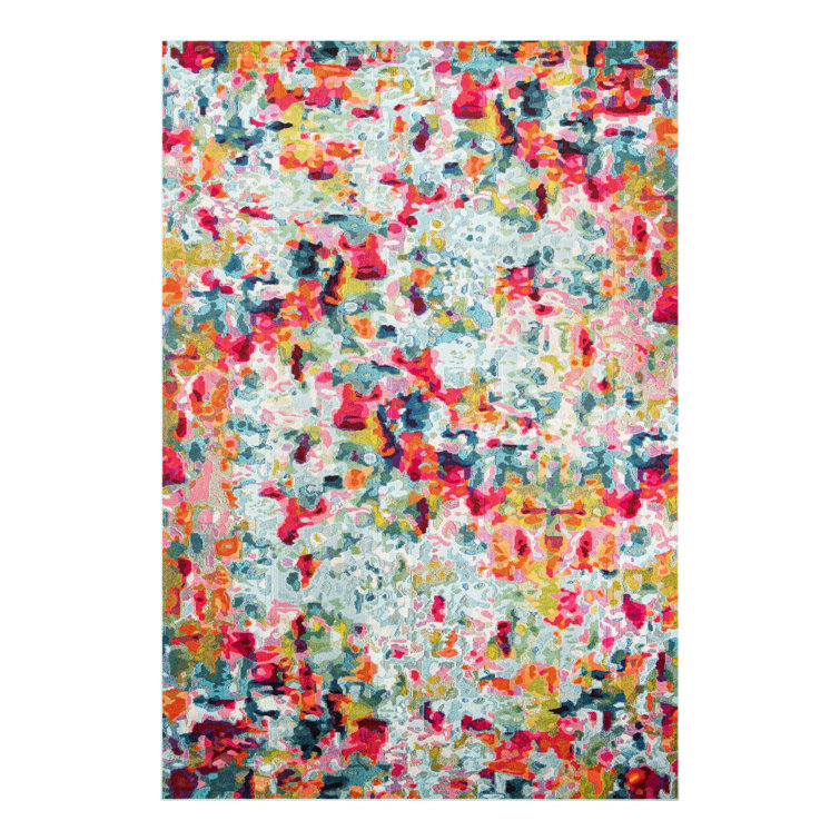 Hashimoto Washable Abstract Indoor Rug