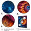 «Colorful Space Fractal Vortex I», impression d'art mural fractal-15840238-15840232