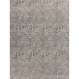 Hand Knotted Animal Print Area Rug in Gray