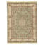 Hand Knotted Wool Area Rug in Green