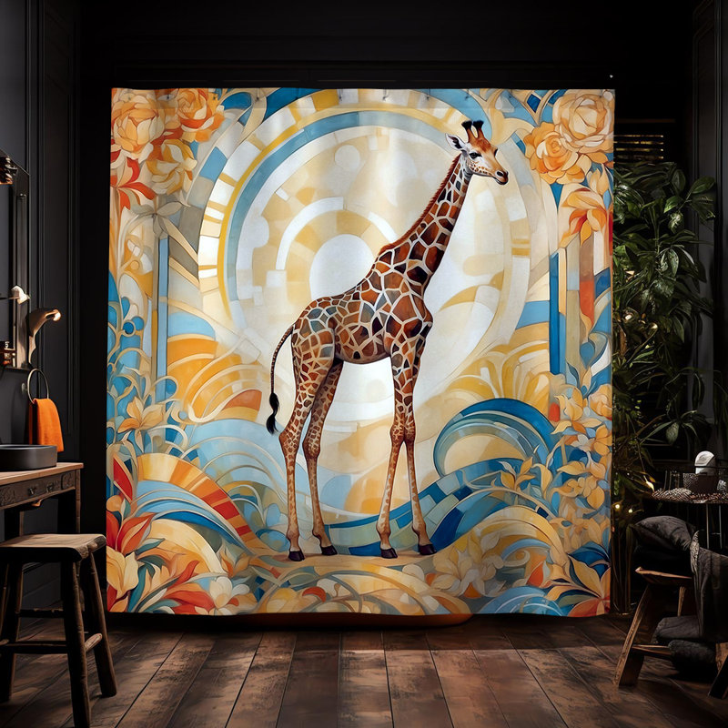 Hart Giraffe Shower Curtain