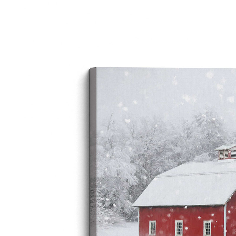Snow Country Christmas by Lori Deiter Art Print, Wrapped Canvas, 24 W x 18 H, Does Not Apply