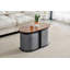 Table basse 3 pièces avec 2 tabourets