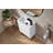 18'' Modern White Wall Mounted Single Bathroom Vanity Set