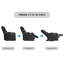 Ensemble de salon inclinable 3 pièces Ilkeston (2 fauteuils inclinables et canapé)