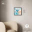 Art abstrait bleu Quori III -603569328-603569337