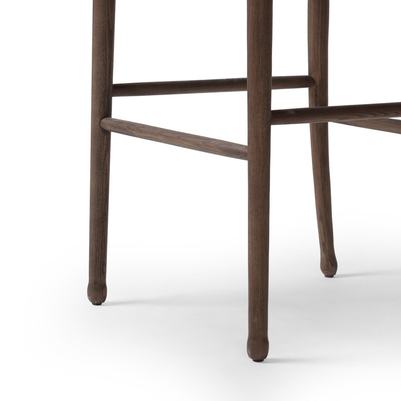 Fayth Bar Stool, Bar Stool (29.5" Seat Height), Antique Walnut