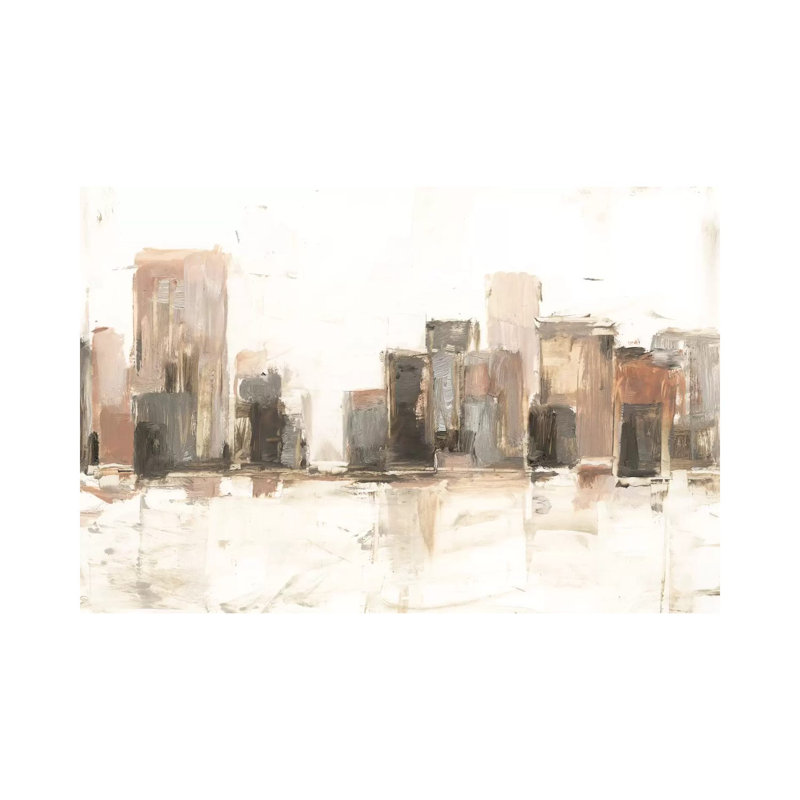 «City Vista II» par Ethan Harper - reproduction d'art, H 8 po x l 12 po x P 0,75 po, Toile tendue, Pas de tapis