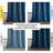 Basic Deluxe Velvet Curtain Pair - 2 Panels - Grommet Room Darkening Curtains-130251146-130251145