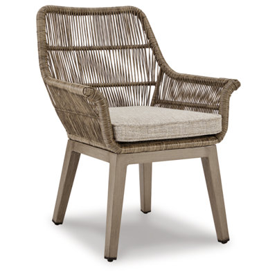 Brewer Patio Dining Armchair with Cushion
