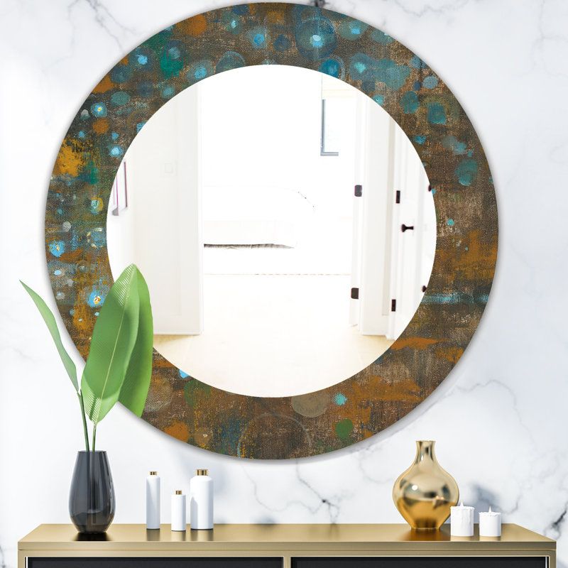 Miroir mural Dots on Glass IV, H 31,5 po x l po