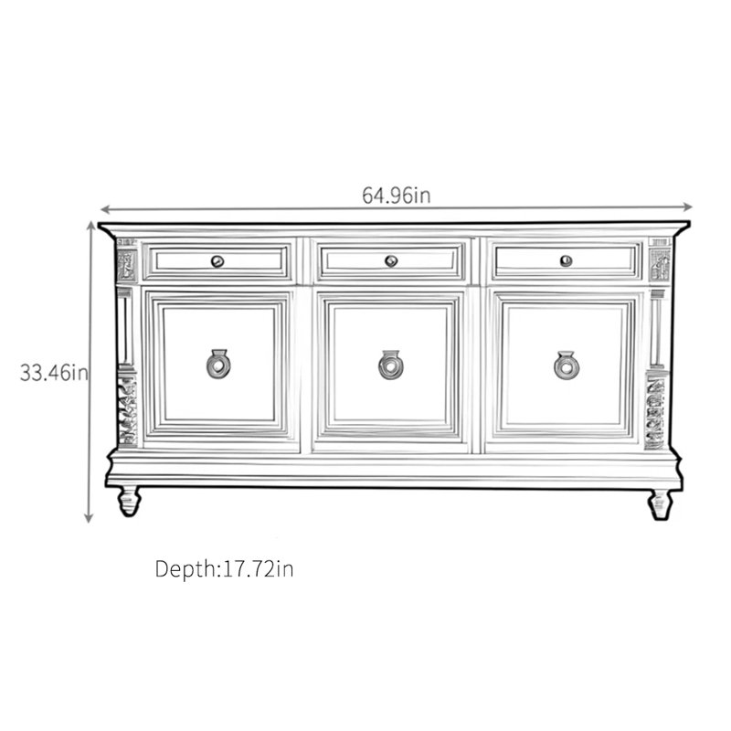 Multifunctional High-End Home Sideboard