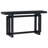 Contemporary Console Table With Wood Top-655225358
