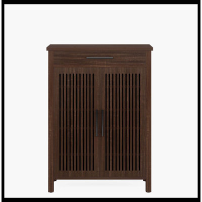 5-Tier Shoe Cabinet, Freestanding Shoe Rack Organizer With Adjustable Shelves