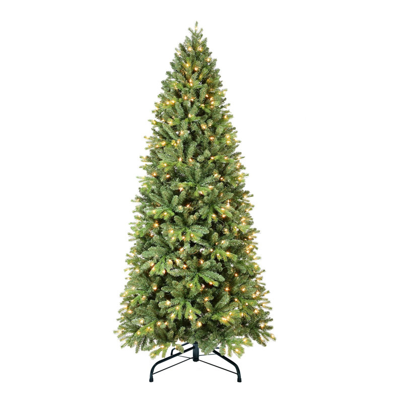 Arbre de Noël artificiel pré-éclairé, H 88,9 pi