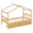 House Bed with Drawers & Wooden Frame-125376348