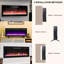 Foyer électrique 36 pouces, 5000 / H, 11 réglages de température, 16 flammes et options avec télécommande, chauffage 1400W, 5 niveaux de luminosité