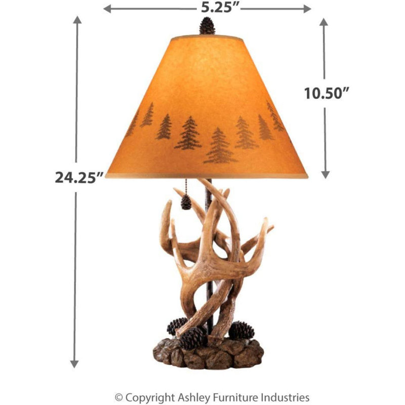 Lampe de table en résine Elez