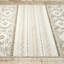 Tapis oriental en polypropylène crème / gris-2057215199