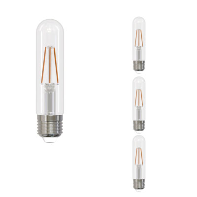 Ampoules à filament DEL équivalentes 40 W 5 po 40 W, base E26, à intensité variable, transparent, blanc chaud 2 700 K
