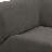 Zenith Charcoal Gray Upcycled Fabric Modular Large U-sectional-120199182