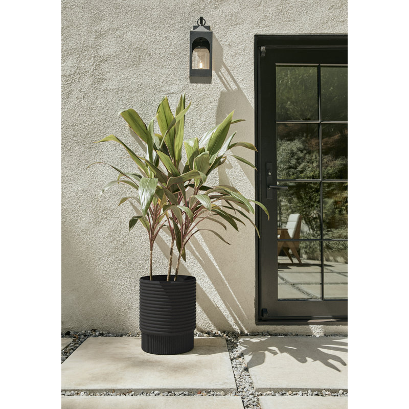 Pot à fleurs moyen Veradek Mod Series, 1, Noir, H 16,75 po x l 13,75 po x P 13,75 po