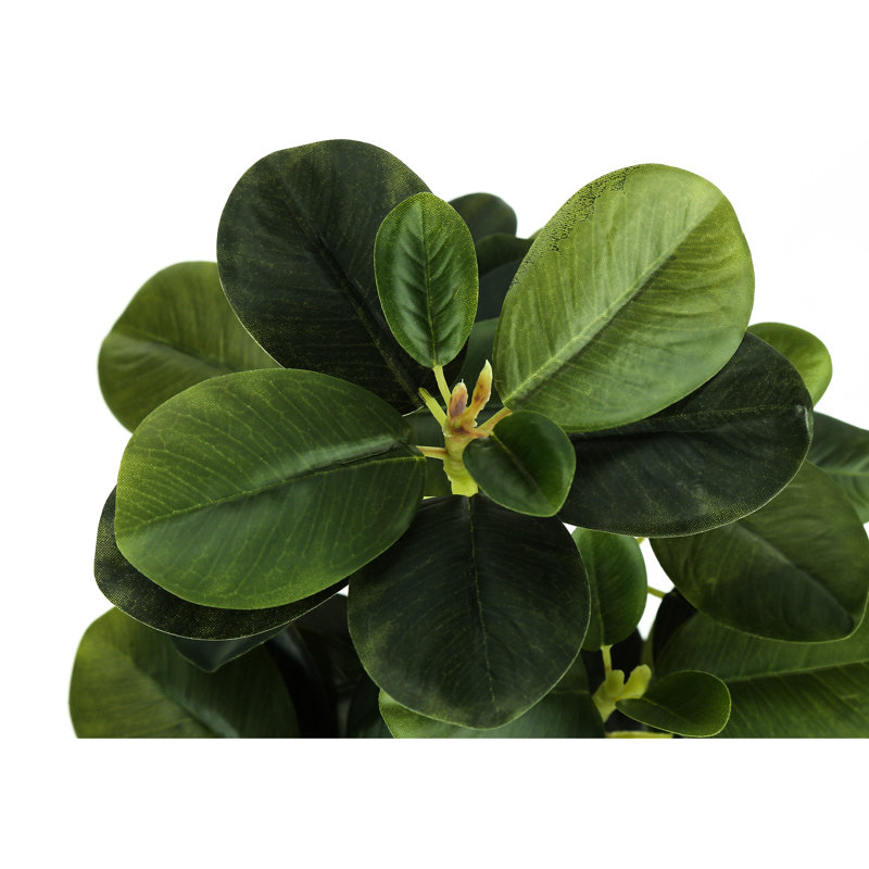 Plante artificielle 2, 14 po de hauteur - Charmantes décorations d'intérieur 2 plantes de verdure en pots noirs