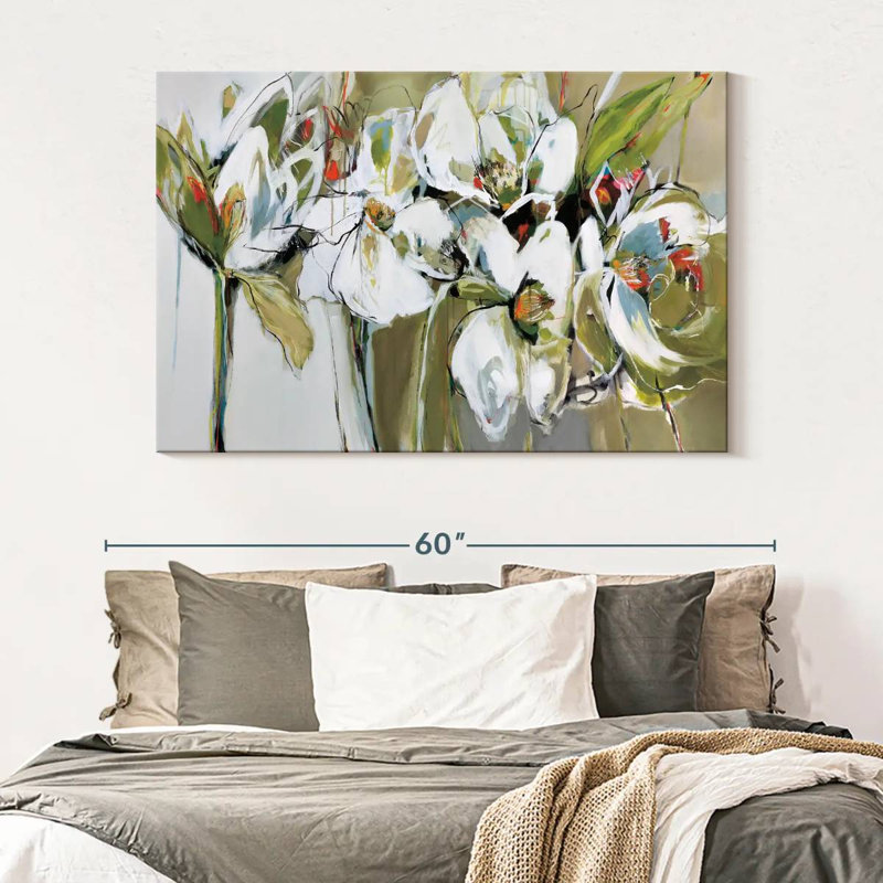 Avery Abstract Spring Blooms, 34" H x 51" W