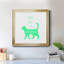 Caturjour - cadre photo, impression sur toile-1204755738-1204755732