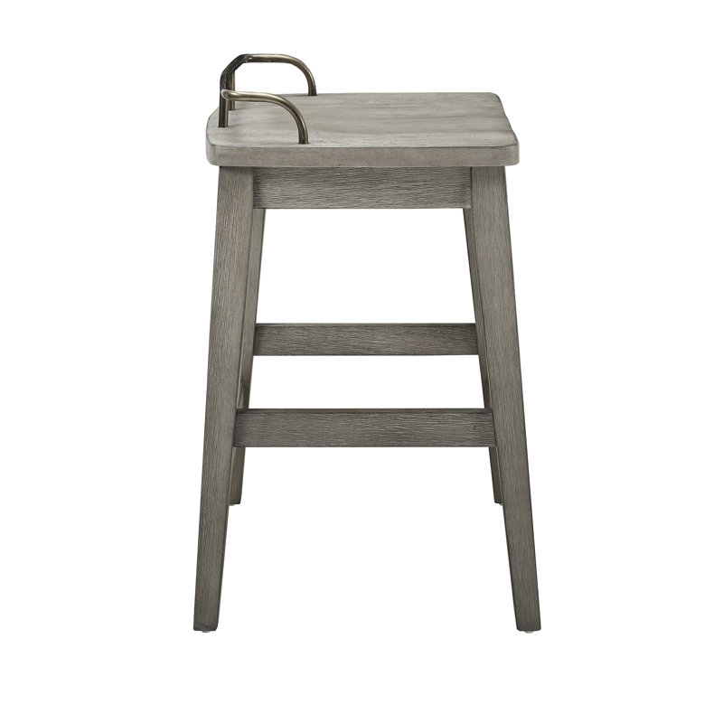 Bruno Solid Wood Counter Stool
