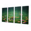 Allana - art mural bateau 4 pièces-106424006