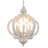 Gisbelle 5 - Light Wood Dimmable Chandelier-935737607