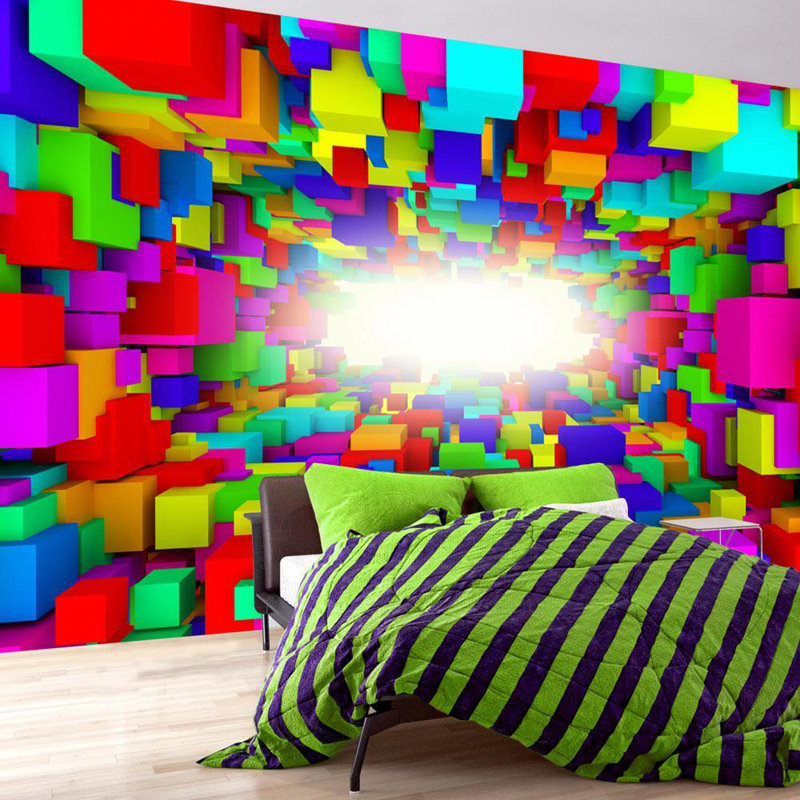 Adhésif mural géométrique Dekwan, L 41 po x l 57 po