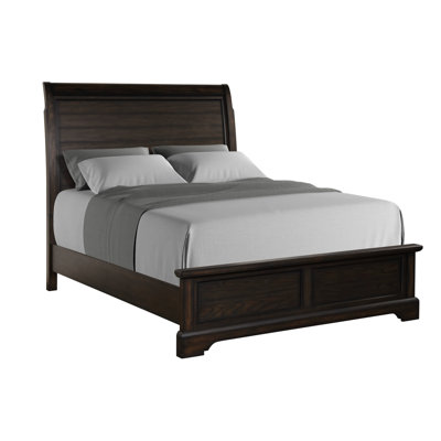 Queen Bed With Character, Blending Veneers And Pine In Flavor, Solid