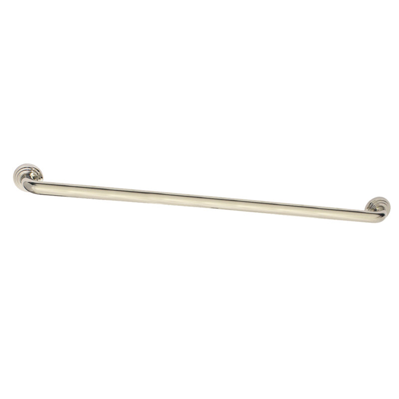 Kingston Brass Milano 1-1/4 Inch O.D Grab Bar, 38.81" W, Polished Nickel