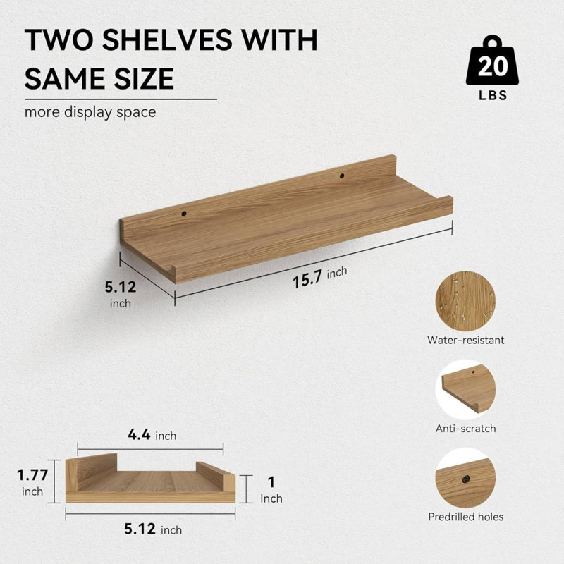 Wood Floating Shelf
