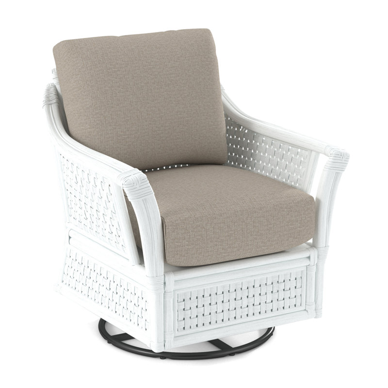 Boca Armchair, White Sugar Performance; 0863-91, Frost White