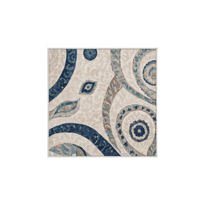 Machine Washable Beige Area Rug